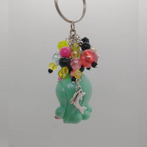Lagoona Blue Monster High Purse Charm Keychain Handmade Power Mini Figure OOAK - Picture 5 of 10